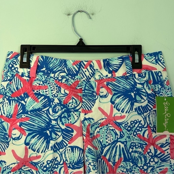 NWT Lilly Pulitzer Resort White She She Shells Chipper Shorts Size 4 - Picture 2 of 12